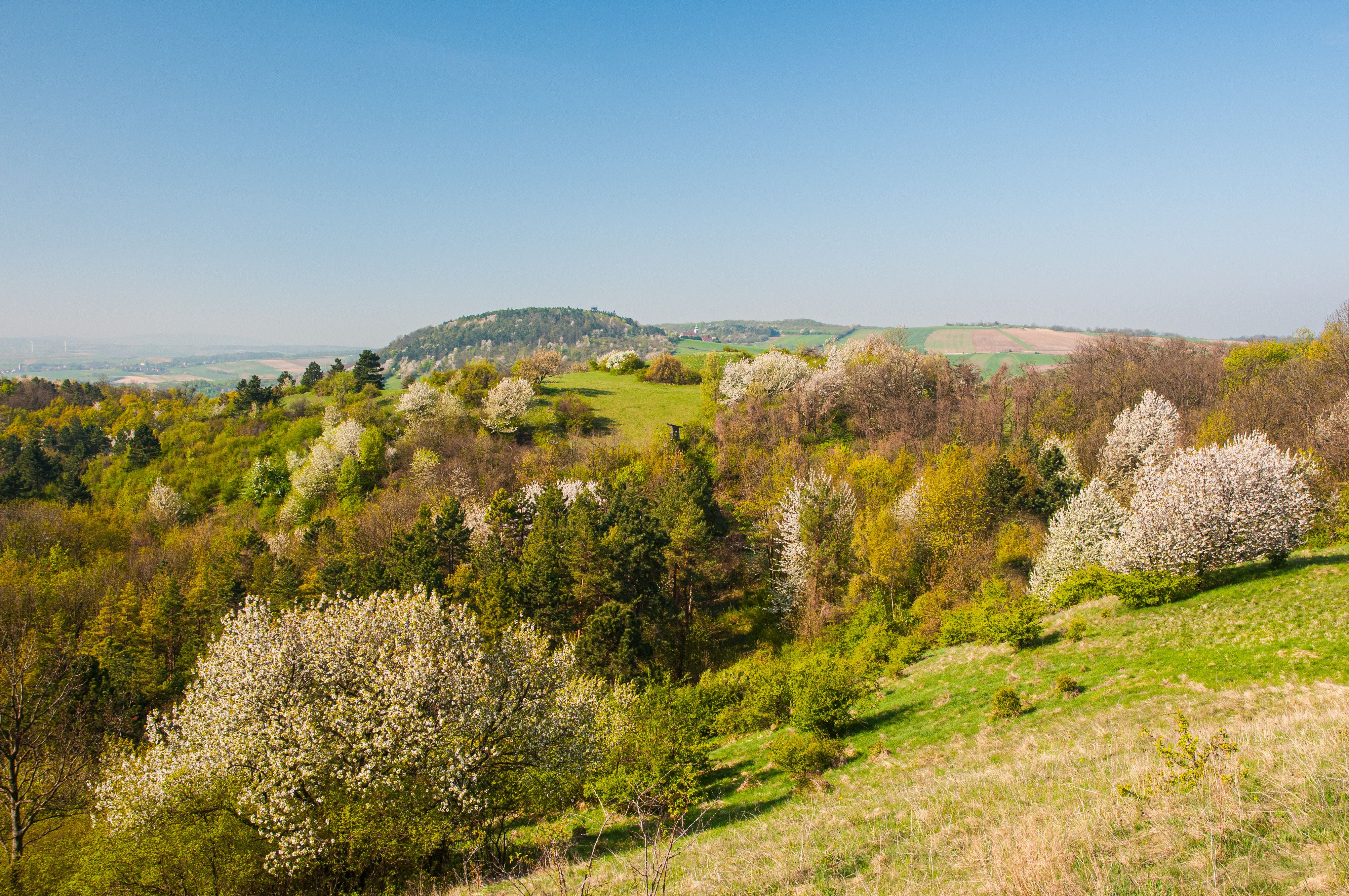 Naturpark Leiser Berge Herbst Ausblick