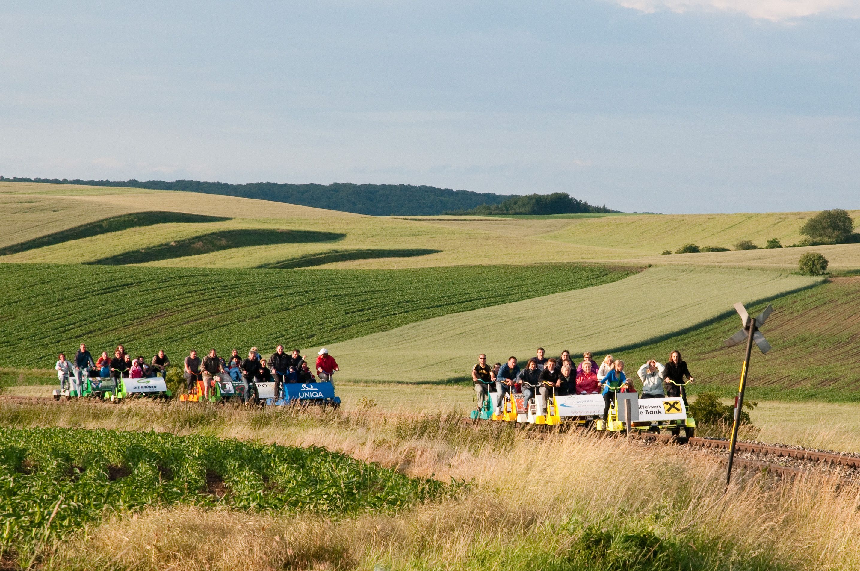 Fahrt mit der Weinviertler Draisine