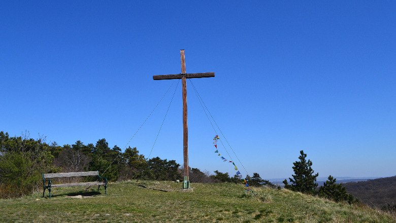 Gipfelkreuz 486m, © Leiser Berge