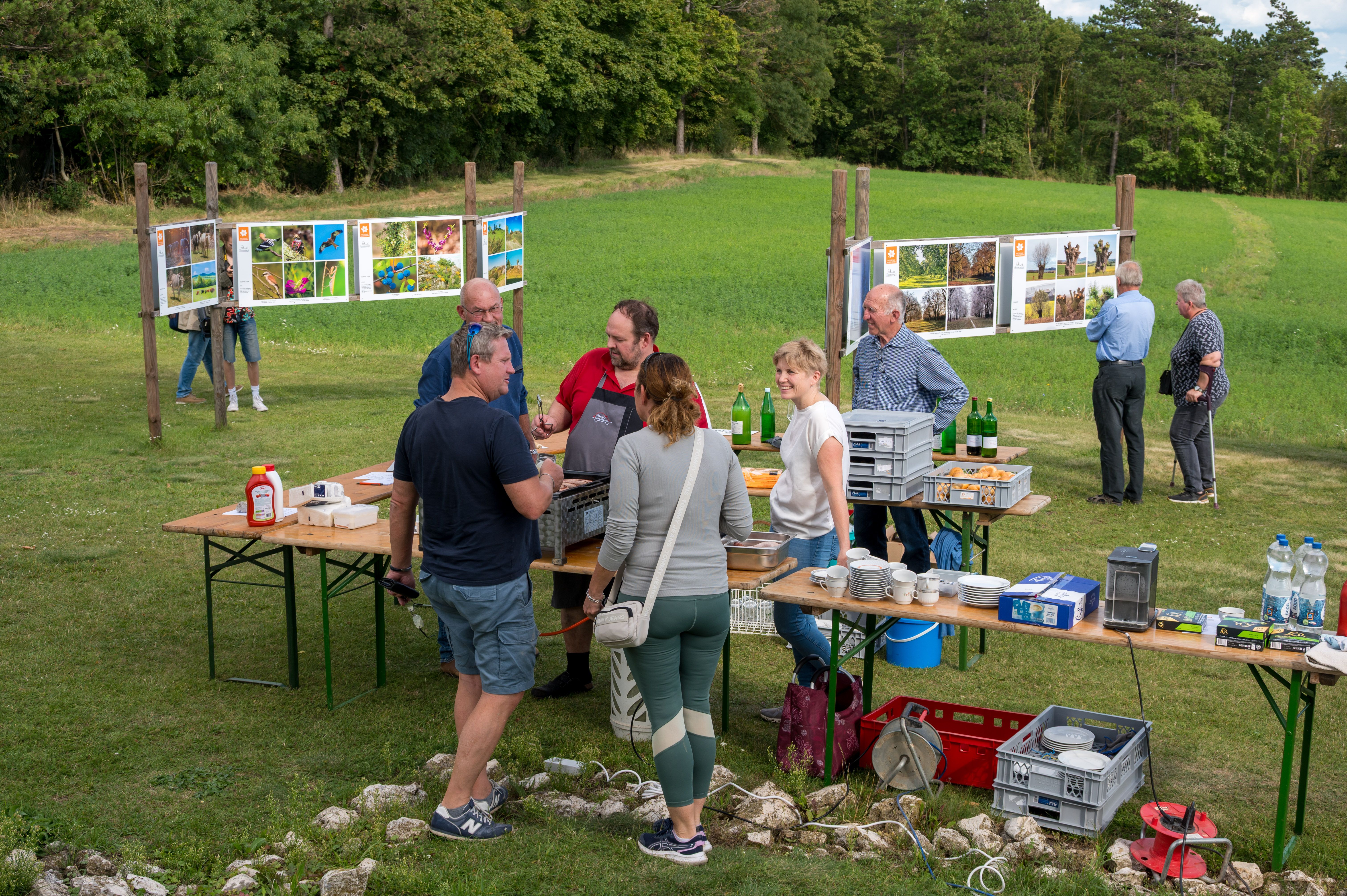 Freiluft-Fotoausstellung mit Verköstigung am Oberleiserberg