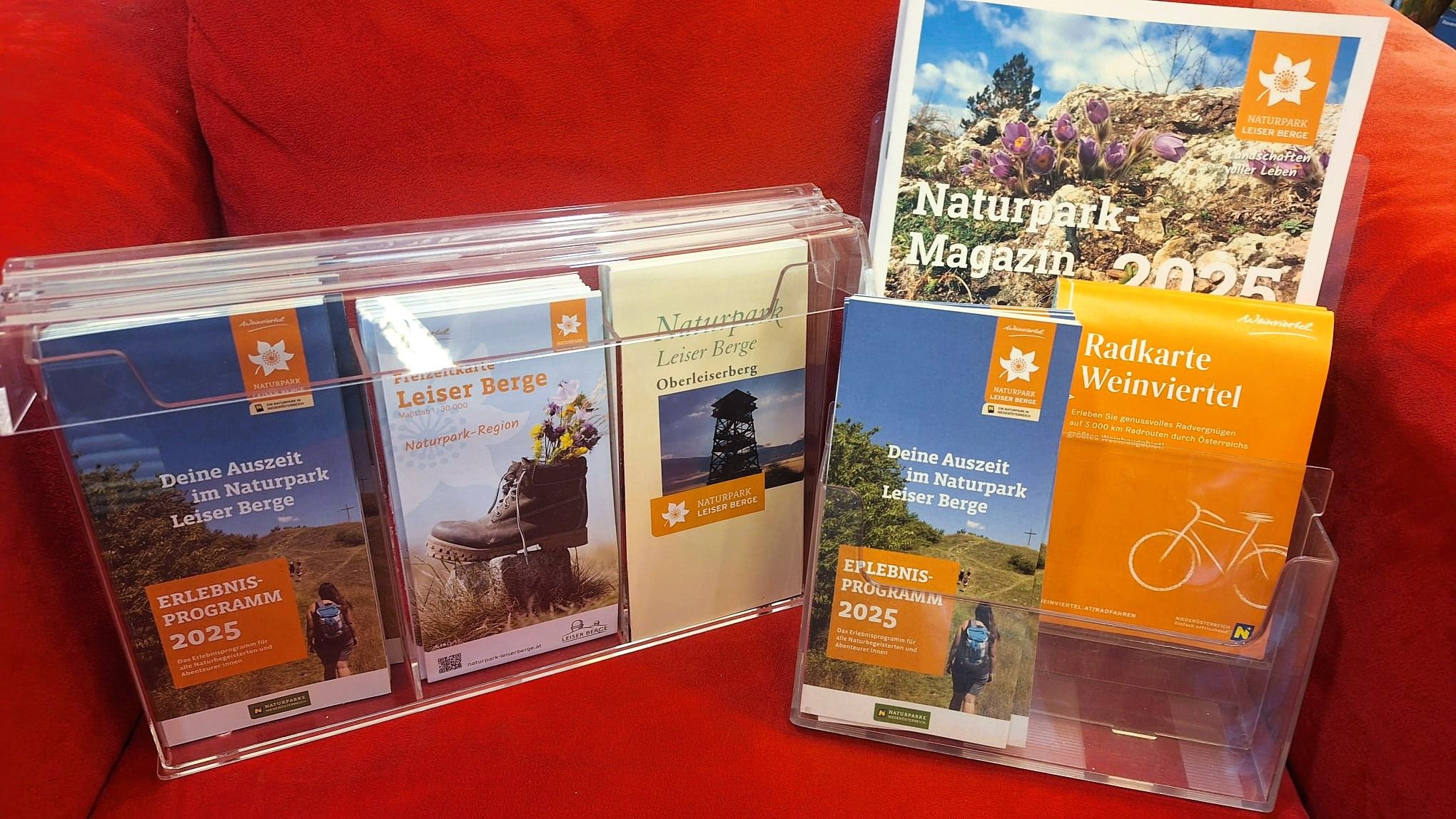 diverse Prospekte Naturpark Leiser Berge