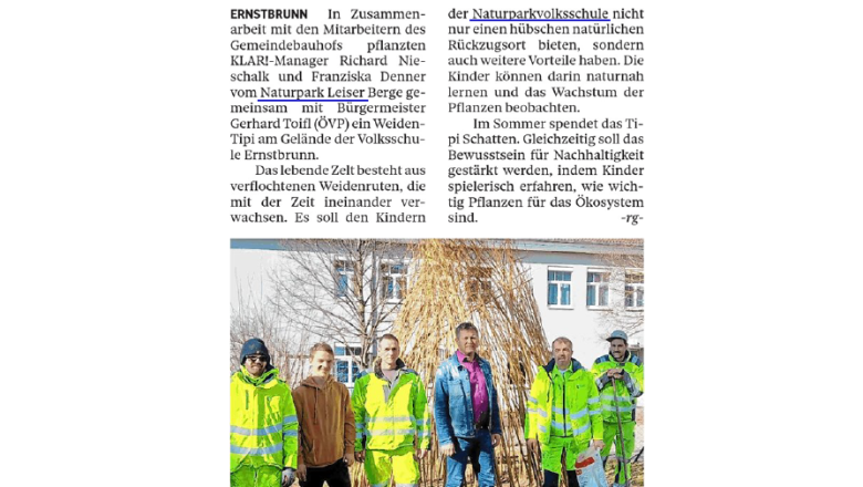 NÖN Korneuburg Weiden Tipi