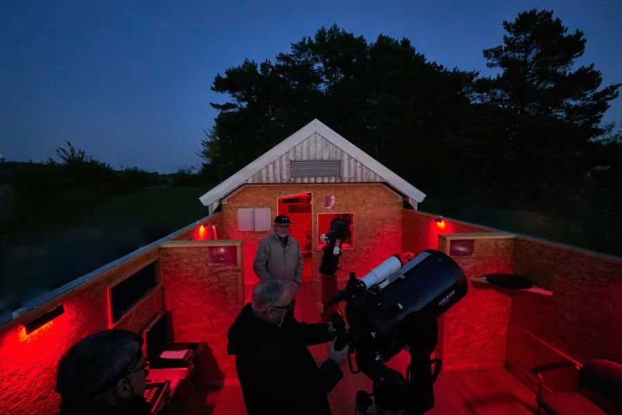 Sternwarte am Weg vom Buschberg zum Oberleiserberg geöffnet